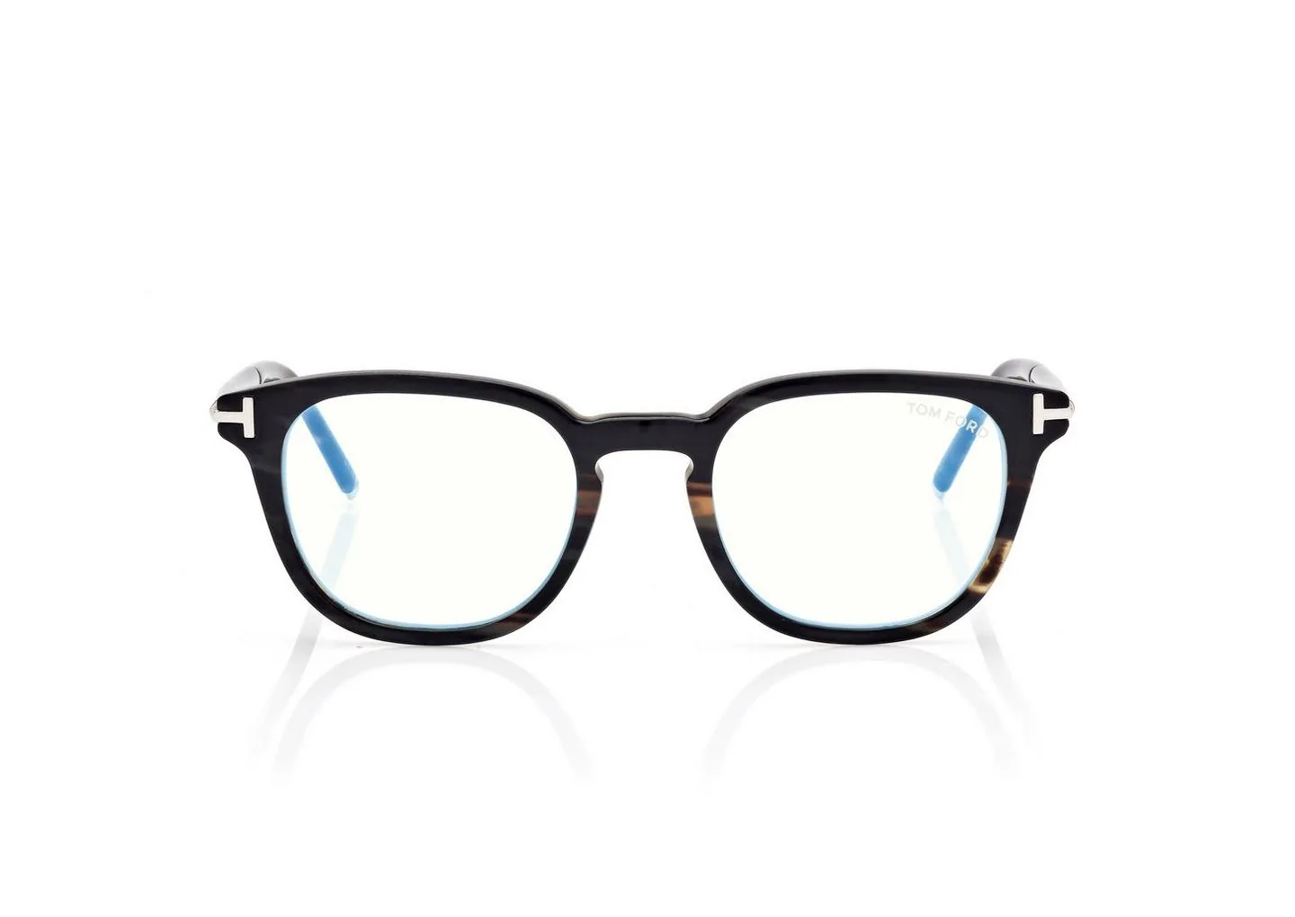 Horn Square Blue Block Optik Çerçeve
