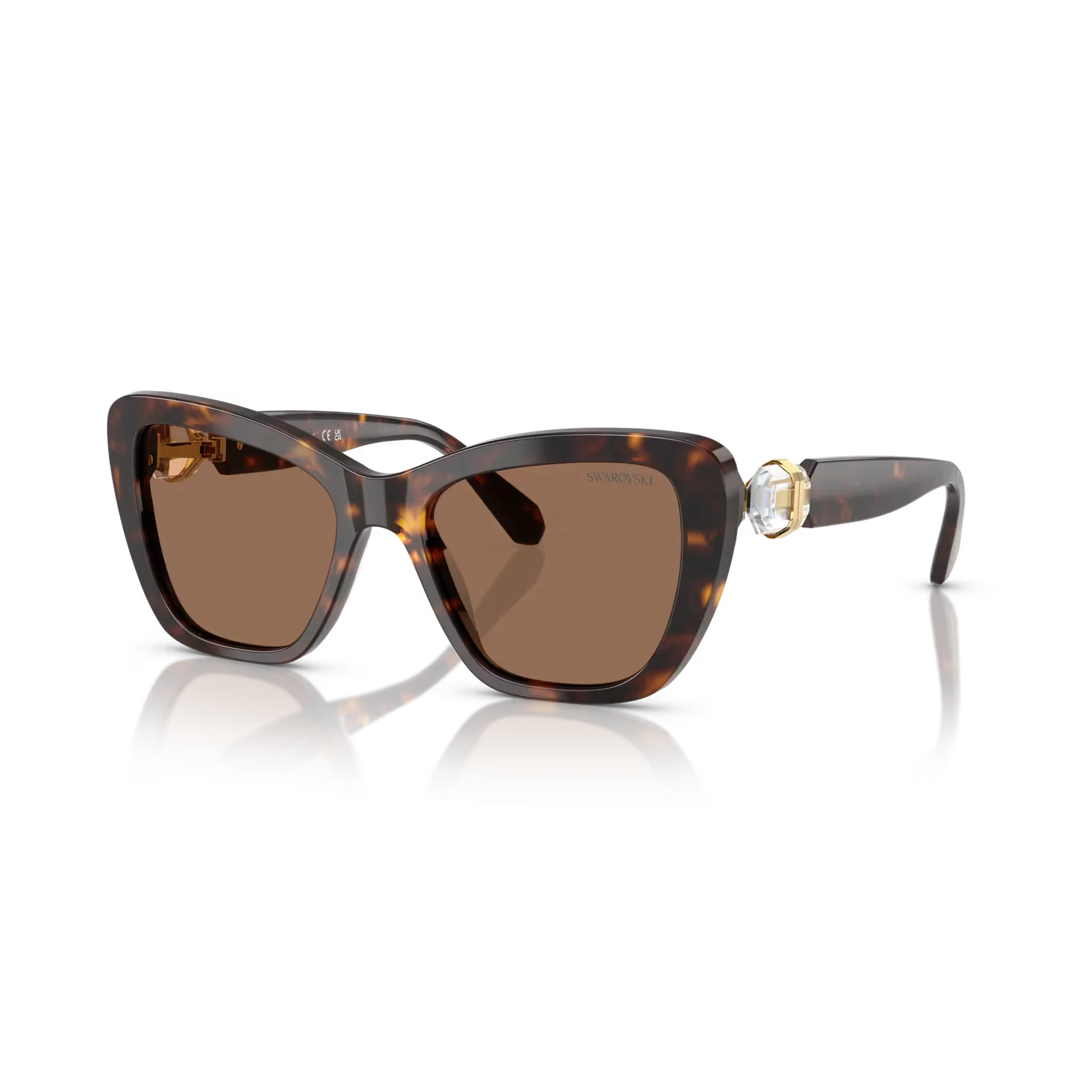 Güneş Gözlüğü, Kedi gözü şekli, SK6018, Kahverengi